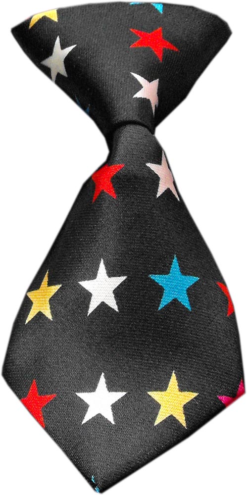 Dog Neck Tie Confetti Stars